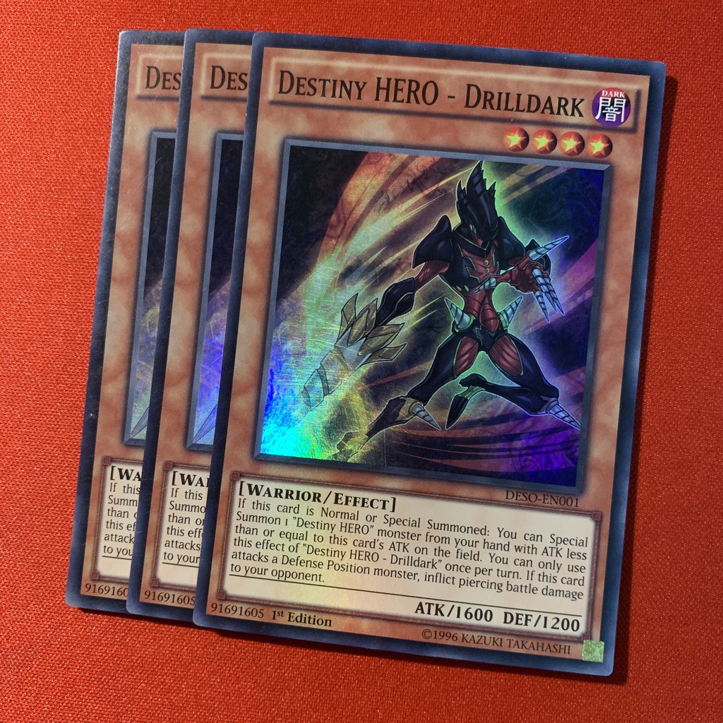 [EN-JP][Thẻ Bài Yugioh Chính Hãng] 'Destiny Hero - Drilldark'