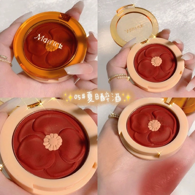 Bảng phấn má hồng Maffick phối màu siêu lì và mịn