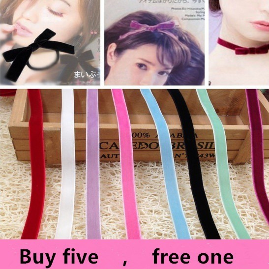 Cuộn dây ruy băng nhung mềm thoải mái kích thước 5 yards 3/8&quot; 10mm dùng làm đồ trang sức thủ công tiện lợi