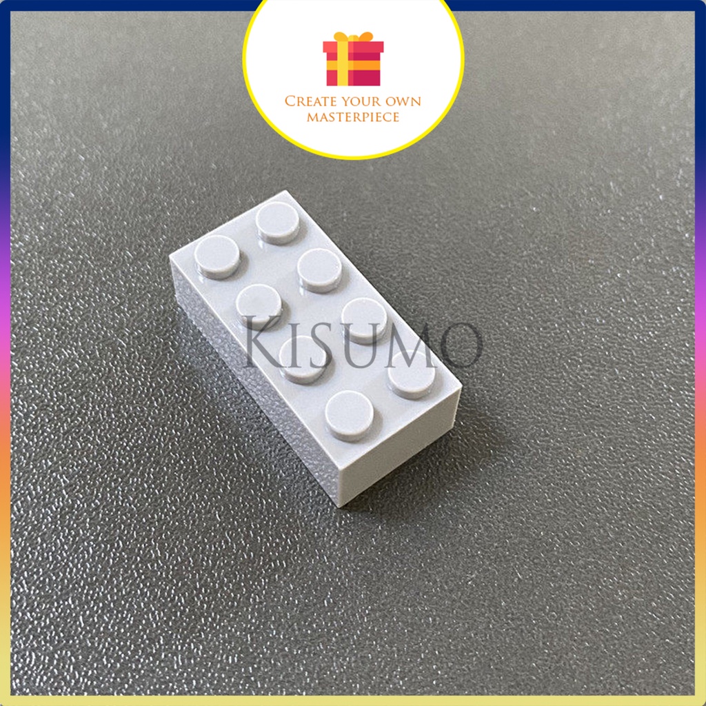 Đồ chơi giáo dục lắp ráp   logo moc combo 5 gạch cao 2x4 a18 3001