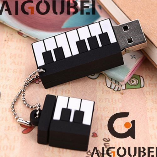 [Spot &amp; COD] Đĩa flash USB 2.0 tốc độ cao Silicone đàn Piano tinh tế Đĩa flash USB dễ thương 1GB 2GB 4GB 8GB 16GB 32GB 64GB 128GB U Disk