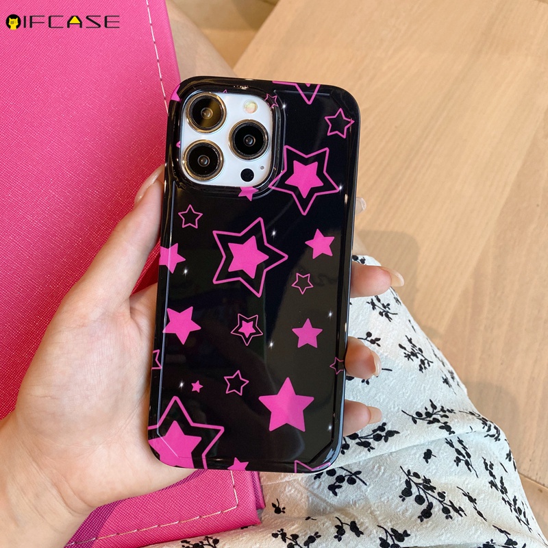 Ốp Điện Thoại Chống Sốc In Hình Ngôi Sao Năm Cánh Cho iPhone 13 12 11 Pro Max XS Max XR X