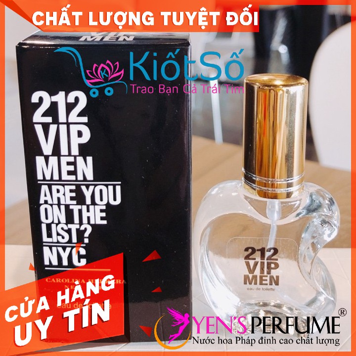 Nước Hoa 212 Vip Men Nam Mini 20ml