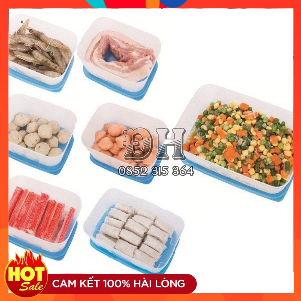 Bộ hộp trữ đông Tupperware - Freezermate (7 hộp) - Nhựa nguyên sinh