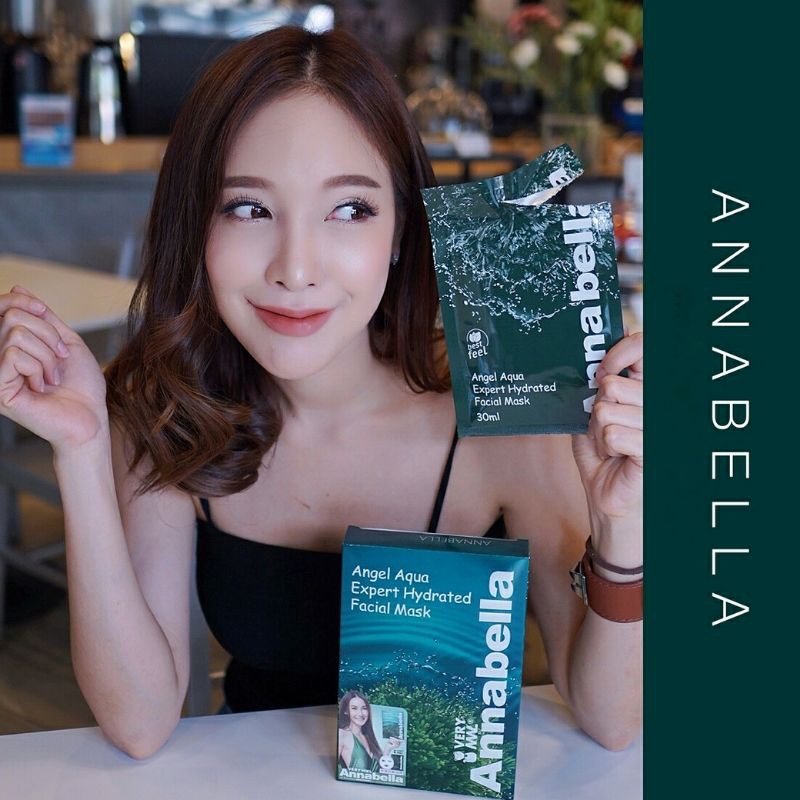 Mặt Nạ Tảo Biển Thái Lan Chính Hãng Annabella Angel Aqua Hộp 10 Miếng