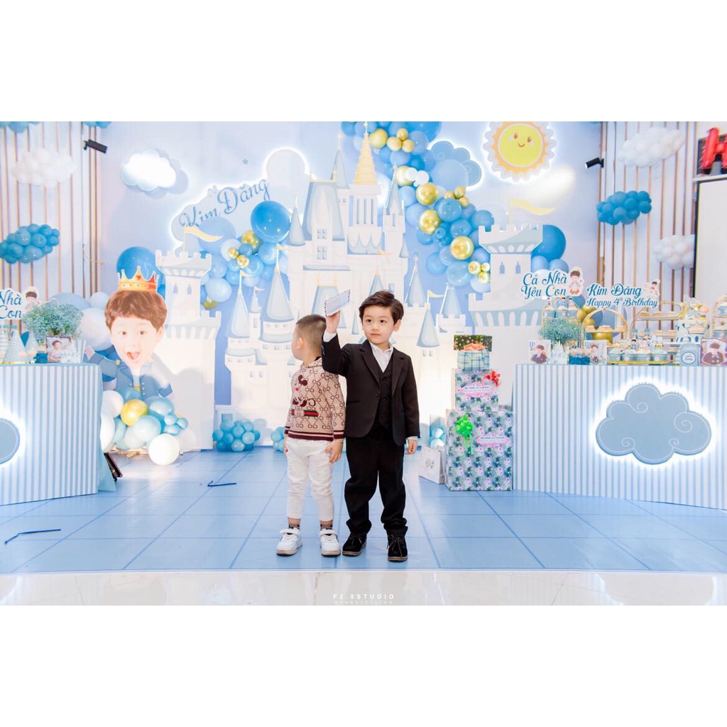 SET QUẦN ÁO VEST CÔNG TỬ NHÍ MÀU ĐEN