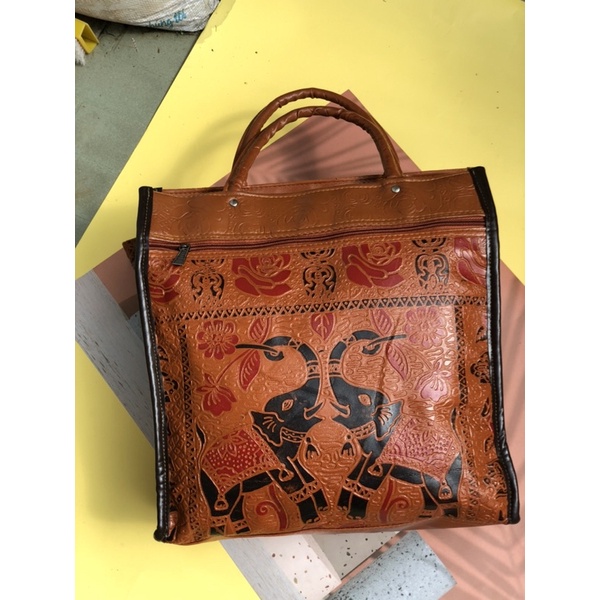 Túi công sở da khắc hàng si tuyển