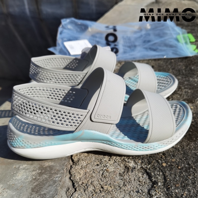 Sandal Literide New ghi xanh êm nhẹ, full box cho nữ