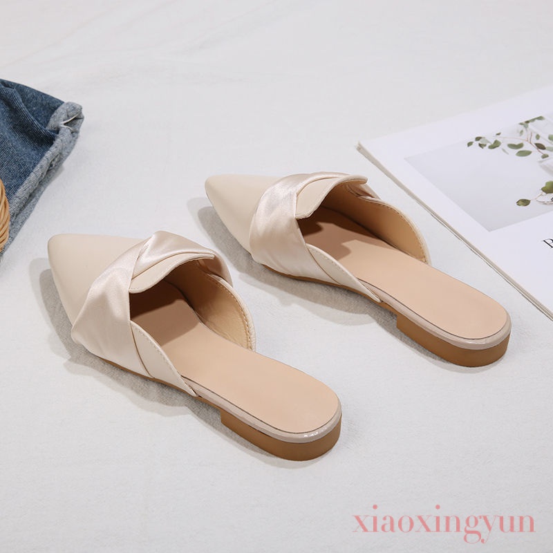 Dép mũi nhọn đế dày thời trang cho nữ