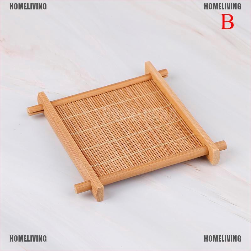 Đế Lót Cốc Trà Bằng Tre Tiện Dụng Cho Nhà Bếp