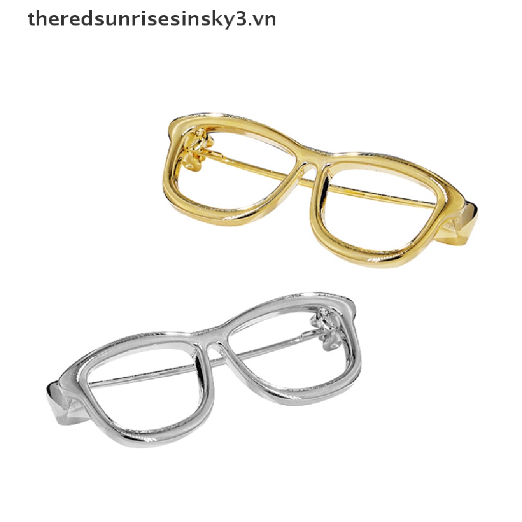 Ghim Cài Áo Hình Mắt Kính Dễ Thương