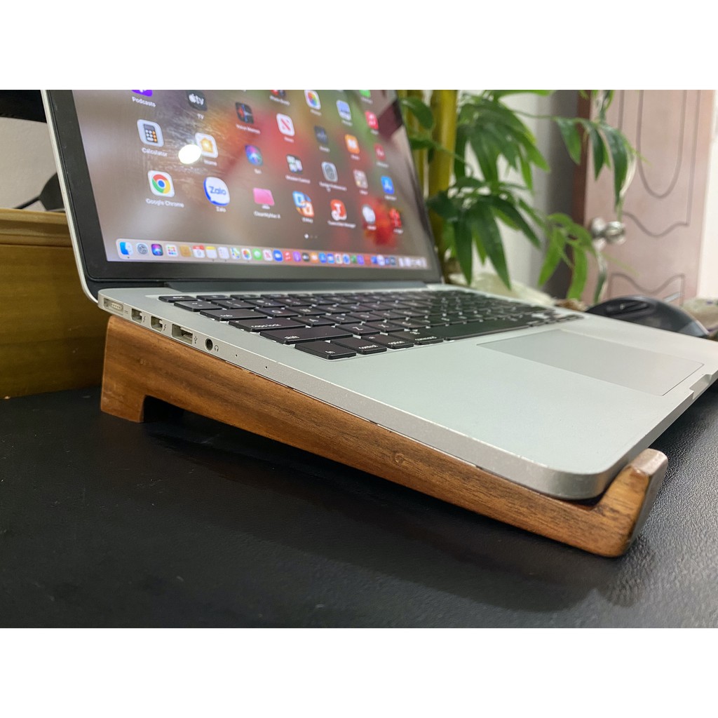 Kệ / Giá Đỡ Laptop và Macbook [ Bộ 2 thanh Gỗ tự nhiên - đủ loại]  - Tienichgo.com