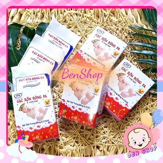 GẠC RỐN ĐÔNG FA (Lốc 5 hộp - 1 hộp gồm 3 băng thun và 3 miếng gạc vô trùng)