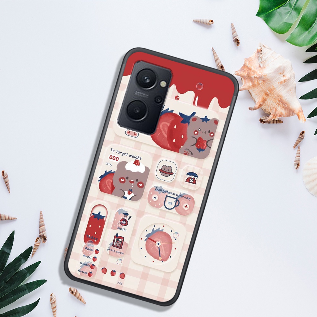 ỐP LƯNG OPPO RENO 8 4G - RENO 8 5G - RENO 8Z,  IN HÌNH GẤU NÂU CHOCOLATE ĐÁNG YÊU.
