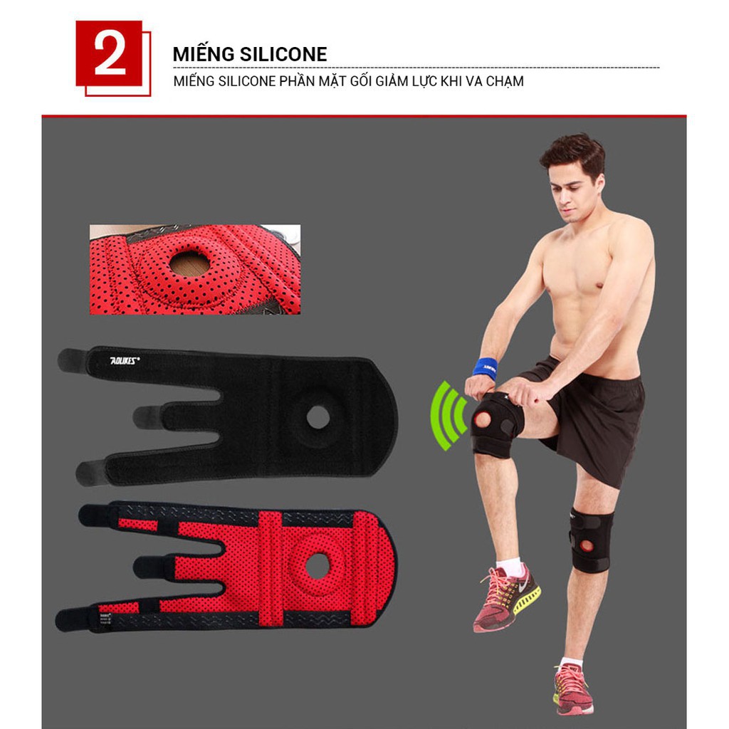 Bó gối thể thao cao cấp Aolikes
