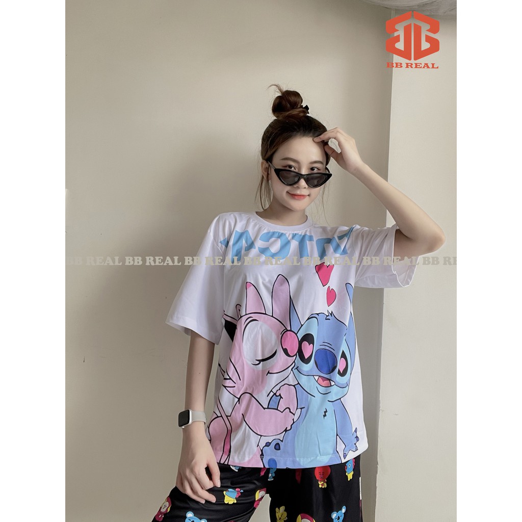 Đồ Bộ Ngủ Quần Thun Lửng Nữ Mặc ở Nhà Cute Dễ Thương [Code 5] From Unisex Từ 45-65Kg - BB REAL