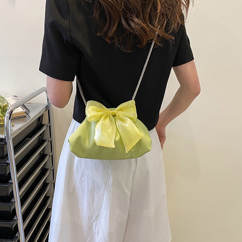 Túi IELGY đeo vai thắt nơ thời trang nữ