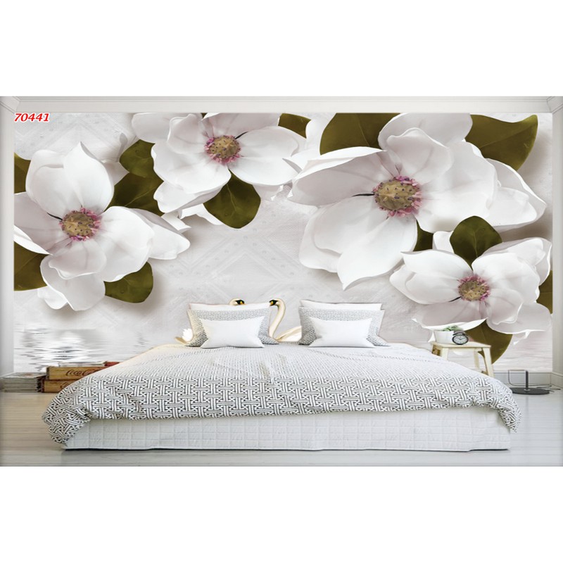 Bức tranh vải lụa in 3D cao cấp cho phòng ngủ theo kích thước