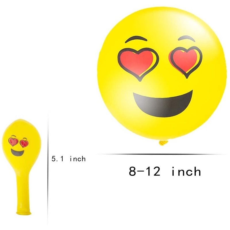 10 Bong bóng 12 inch hình mặt cười