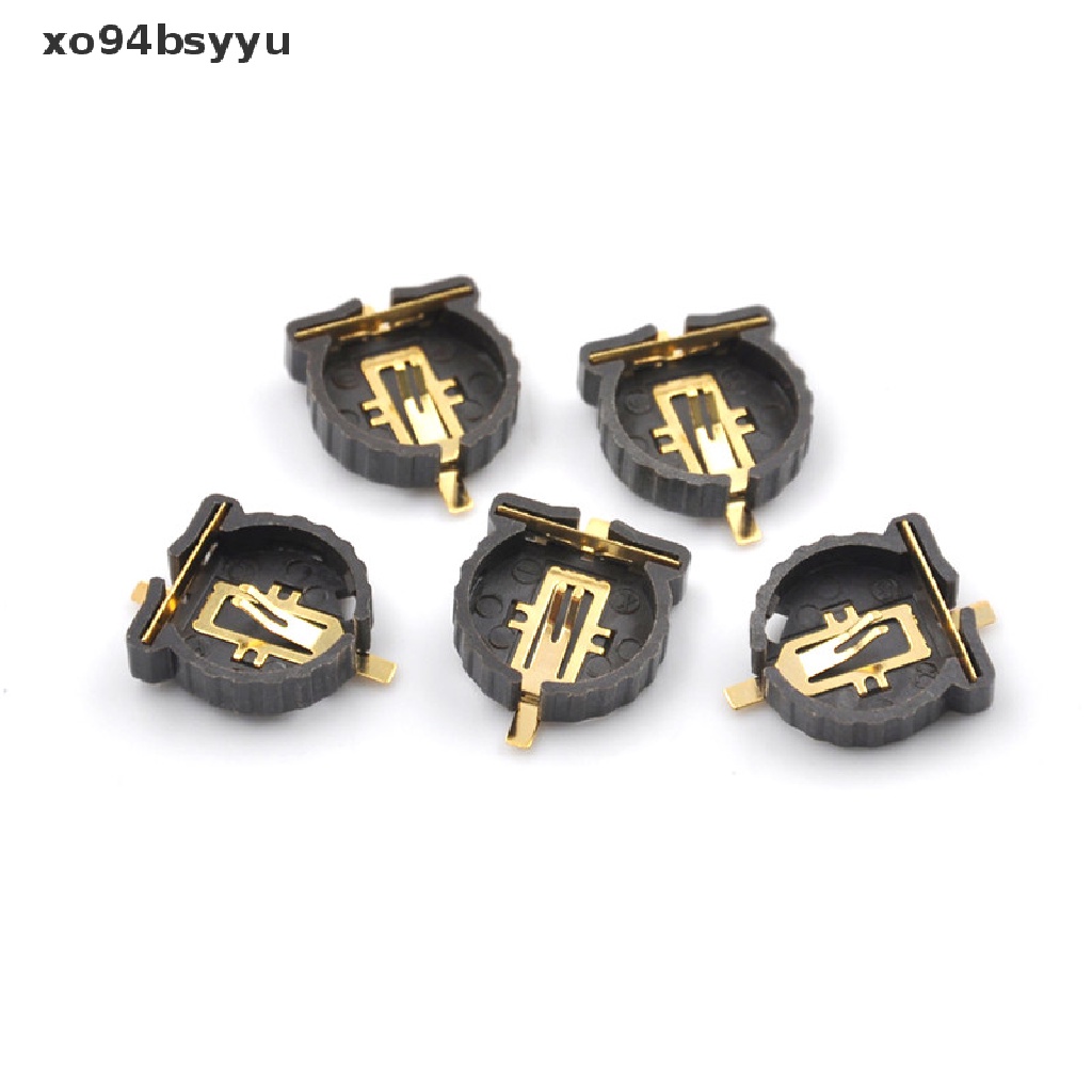 [xo94bsyyu] 5pcs/set BS-1220-2 battery holder CR1220 coin cell holders SMD 1220 battery Hot .