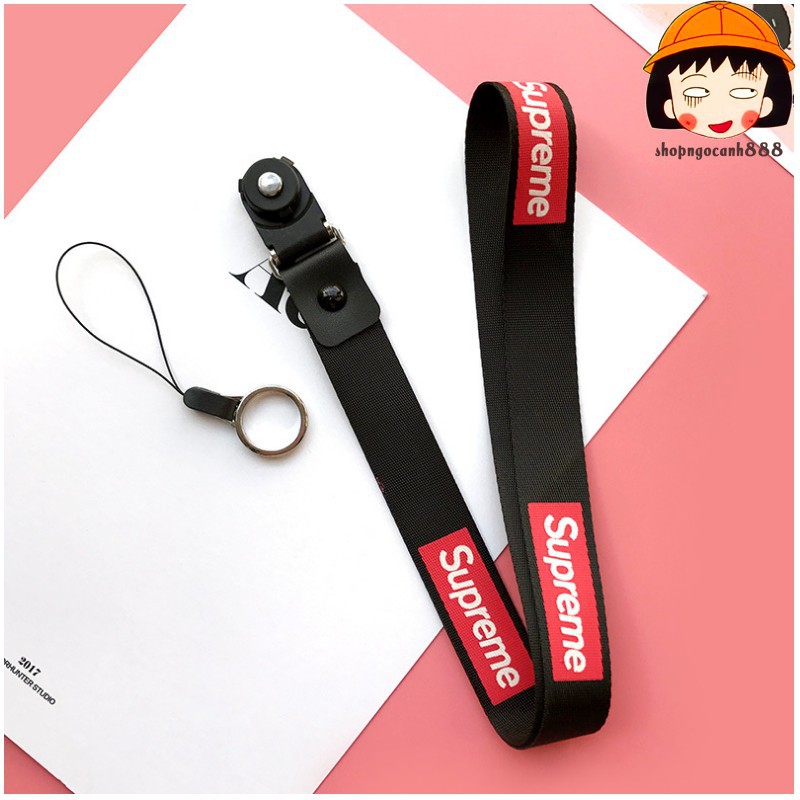 Strap Dây Vải Treo Điện Thoại Và Đeo Thẻ Supreme Loại Dài Cho Cả Nam Nữ ^^