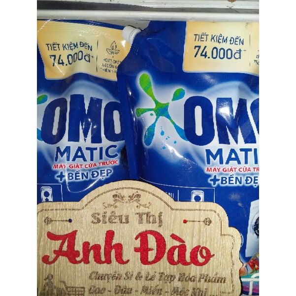 OMO Matic Bền Đẹp Nước Giặt Cửa Trước túi 3.7 kg