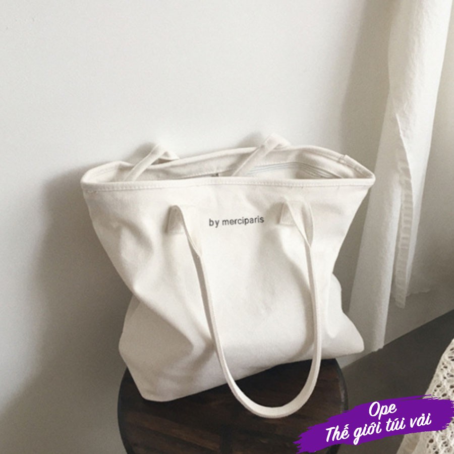 [Hàng Loại A] 20 mẫu hot Túi tote vải bố đựng đồ canvas đeo chéo