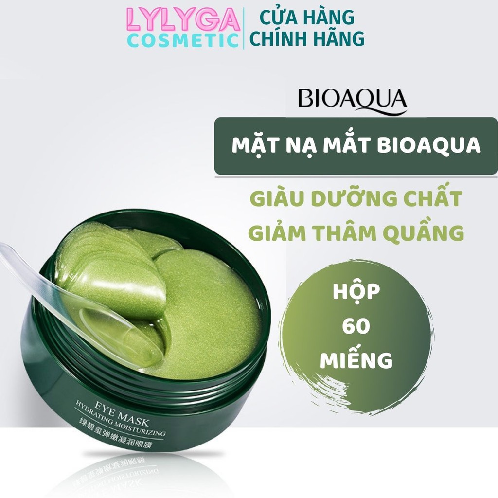 Mặt nạ mắt BIOAQUA Tảo Biển Hộp 60 miếng Nội địa Trung , Giảm thâm nhăn quầng mắt bọng mắt hiệu quả MN08