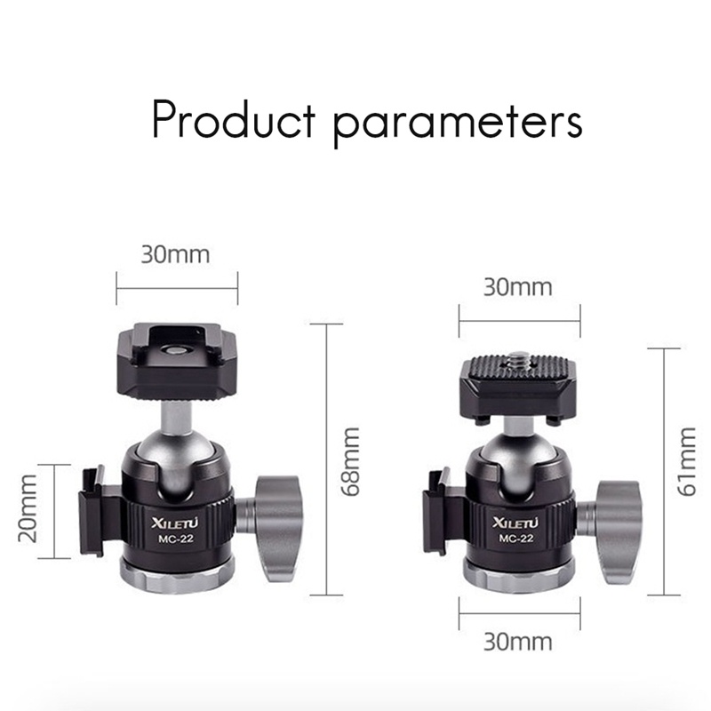Giá Đỡ Ba Chân Mini XILETU MC22 + XT18 Ốc Vít 1 / 4