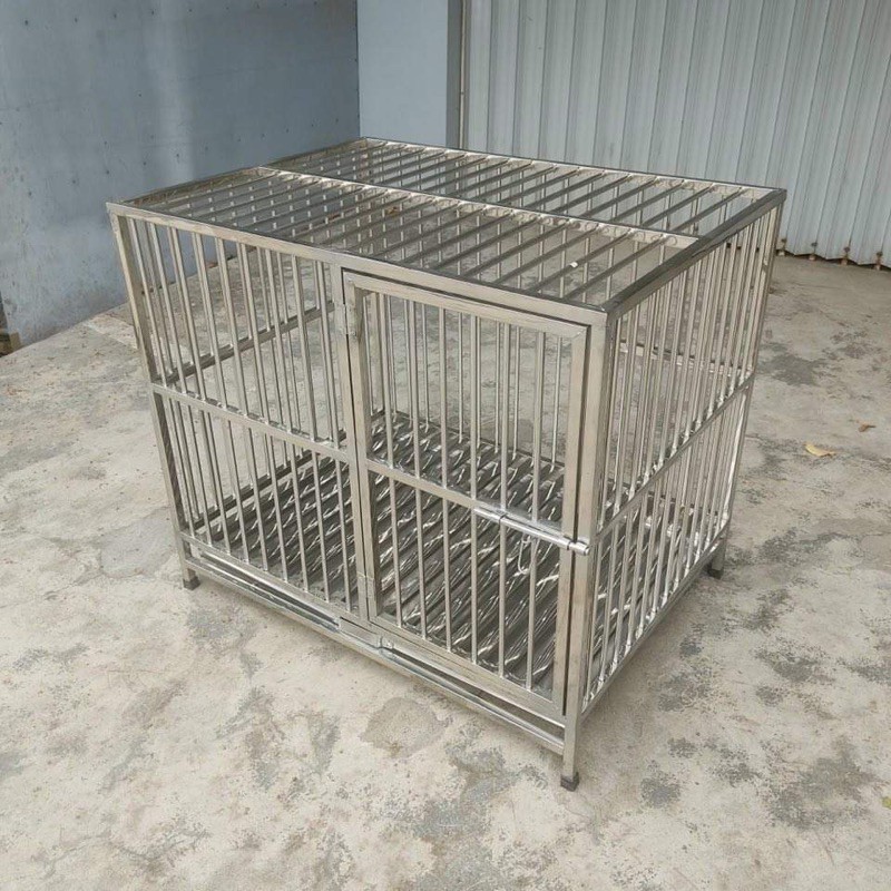0899166686 Chuồng inox cho chó mèo Lớn 83x60x70cm