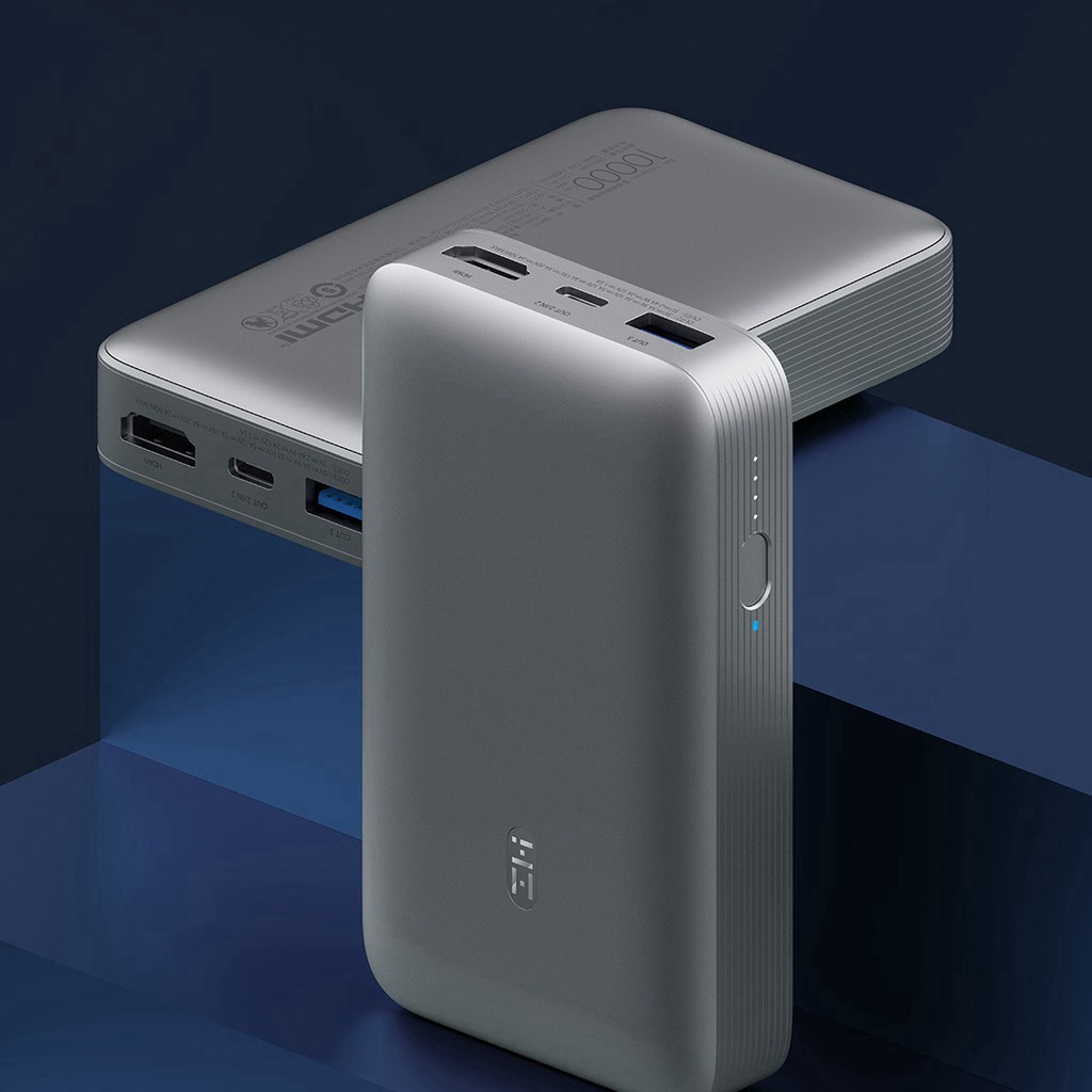 Sạc dự phòng kiêm HUB ZMI QB816 USB-C 1000MAH sạc nhanh 65W