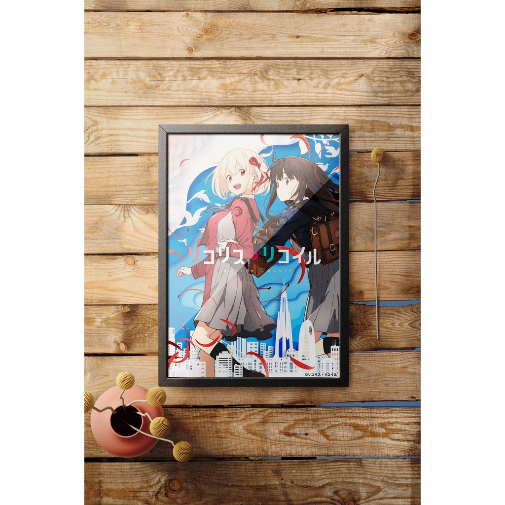 Khung Poster treo tường Anime Lycoris Recoil - Poster RT Store