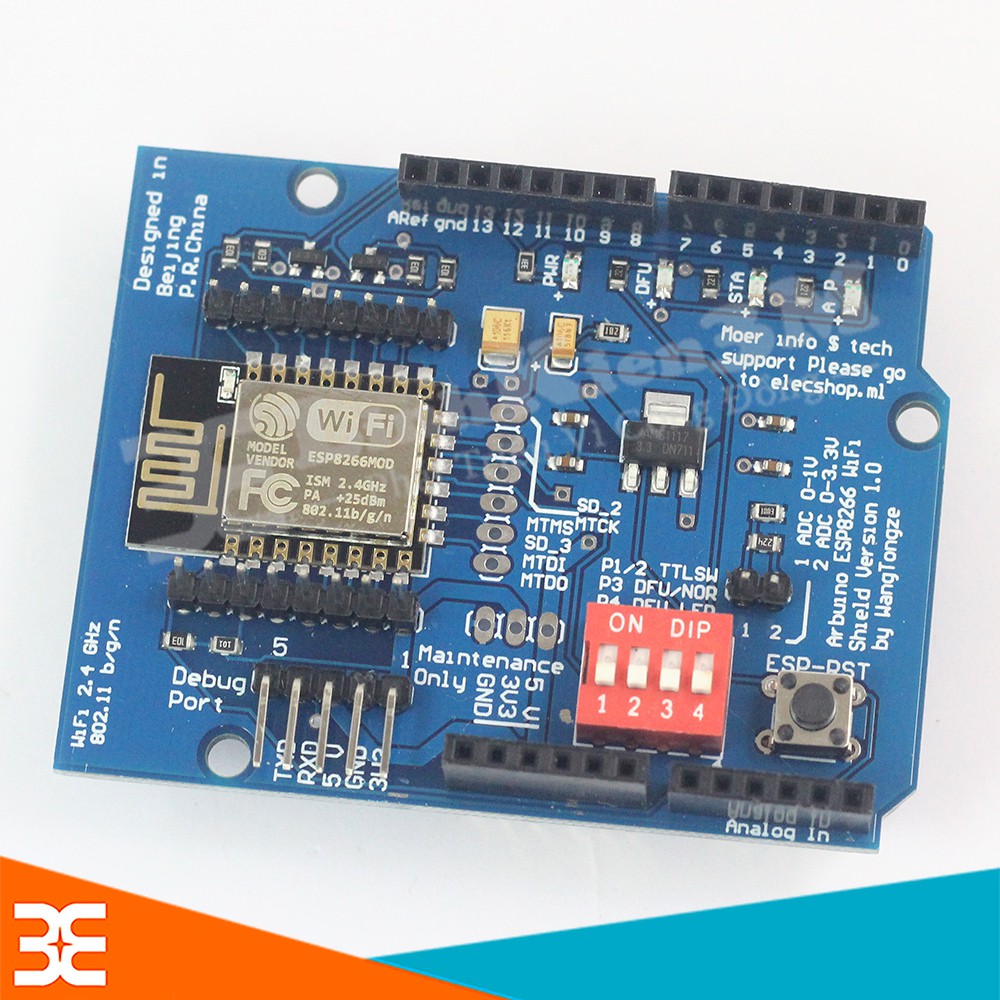 Arduino WiFi ESP-12E Shield