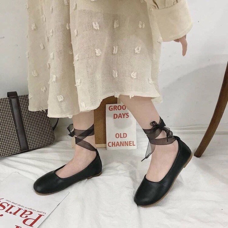 [HÀNG ĐANG VỀ] Giày búp bê đế bệt đeo được 2 kiểu giá siêu yêu G049 | BigBuy360 - bigbuy360.vn