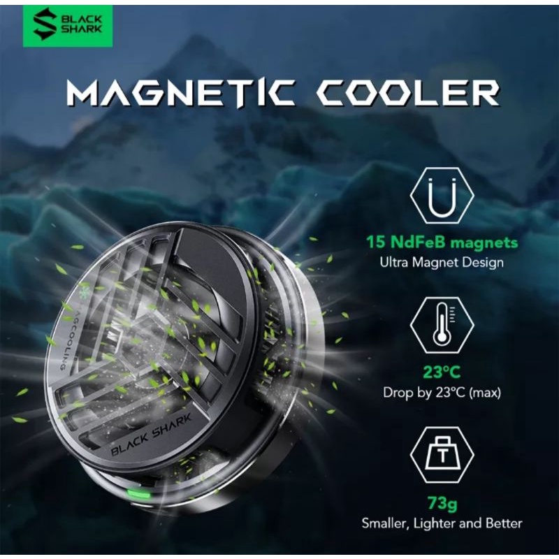 Quạt tản nhiệt Black Shark Magnetic Cooler – phiên bản từ tính