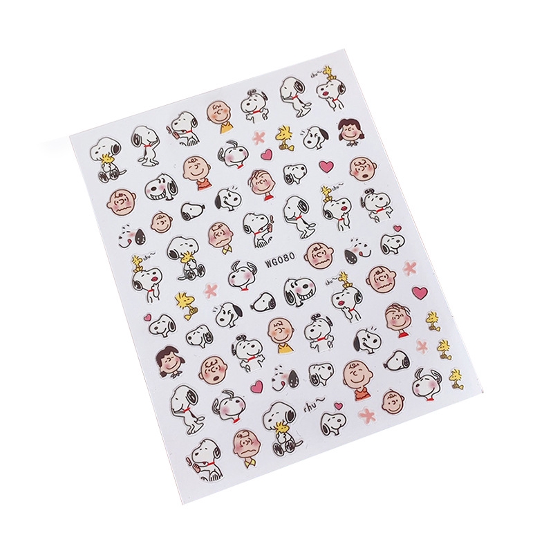 ins creative cute girl heart diary handbook cartoon puppy sticker waterproof sticker sticker