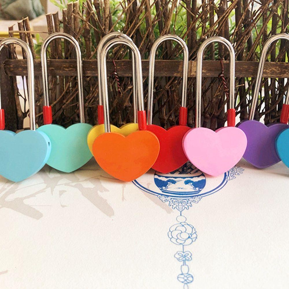 Ổ Khóa Tình Yêu Mini Không Chìa Khóa Kỷ Niệm Du Lịch Cho Cặp Đôi