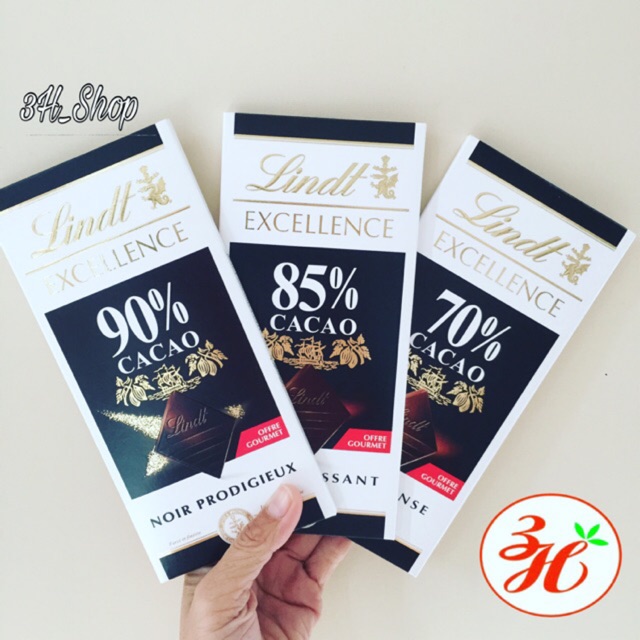 Sô cô la đen LINDT date T12/22 Đức