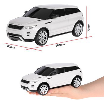 Oto mô hình tĩnh Range Rover Evoque 1:24 White - Ảnh thực tế