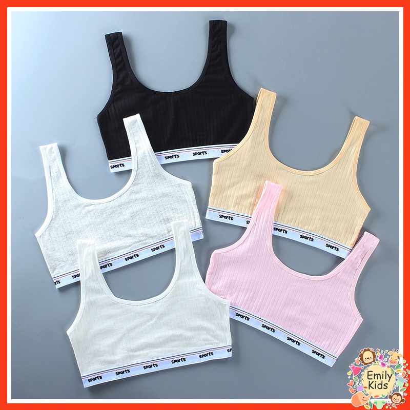 Bra Chất Cotton Thiết Kế Thoải Mái Cho Bé Gái (8-16 Tuổi)