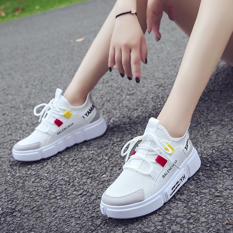 Giày ulzzang cặp đôi giày thể thao sneaker nữ và nam nhiều màu kết hợp HAPU (xanh cổ vàng, trắng xám, xám nam)