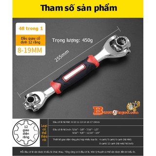 Cờ Lê 8 Đầu Xoay Đa Năng 48 Trong 1