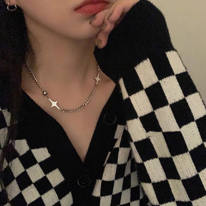 Vòng cổ Hình Ngôi Sao Phong Cách Âu Mỹ Thời Trang