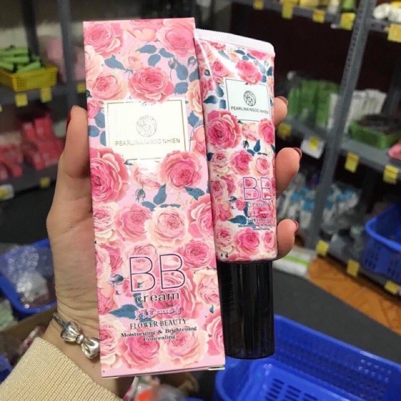 [Giá Huỷ Diệt][Rẻ Vô Địch] Bán siêu chạy Kem Nền BB Cream Flower Beauty Tinh Dầu Hoa Hồng-Z82-K3T2