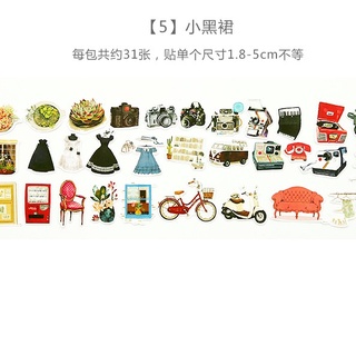 Sticker Line, Blach girl. đồ ăn etc