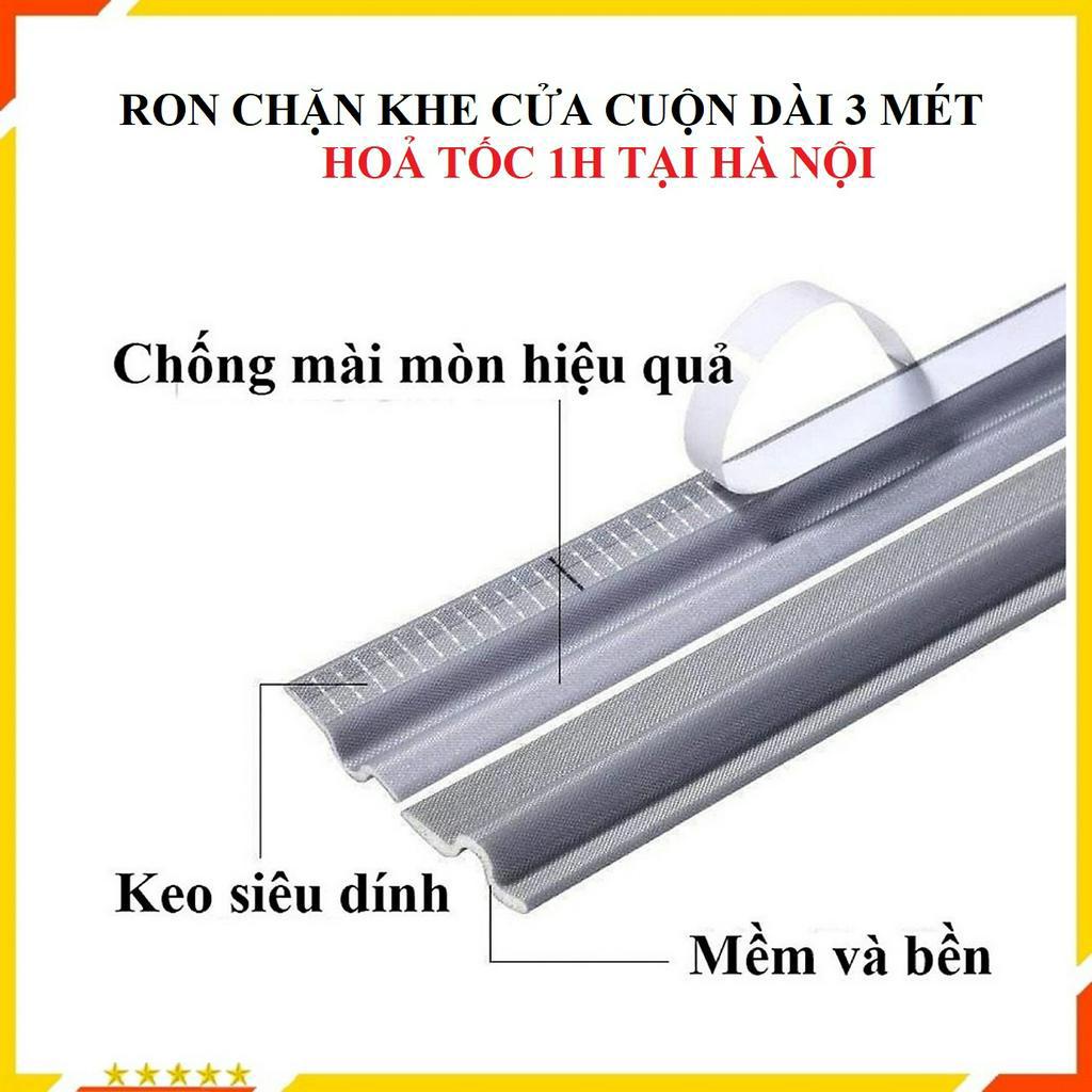 3mét Ron Chắn Cửa Chặn Khe Cửa Freeship Ron Cửa Chống Ồn Ngăn Côn Trùng Bụi Bẩn Cách Âm Chống Thoát Hơi Điều Hoà