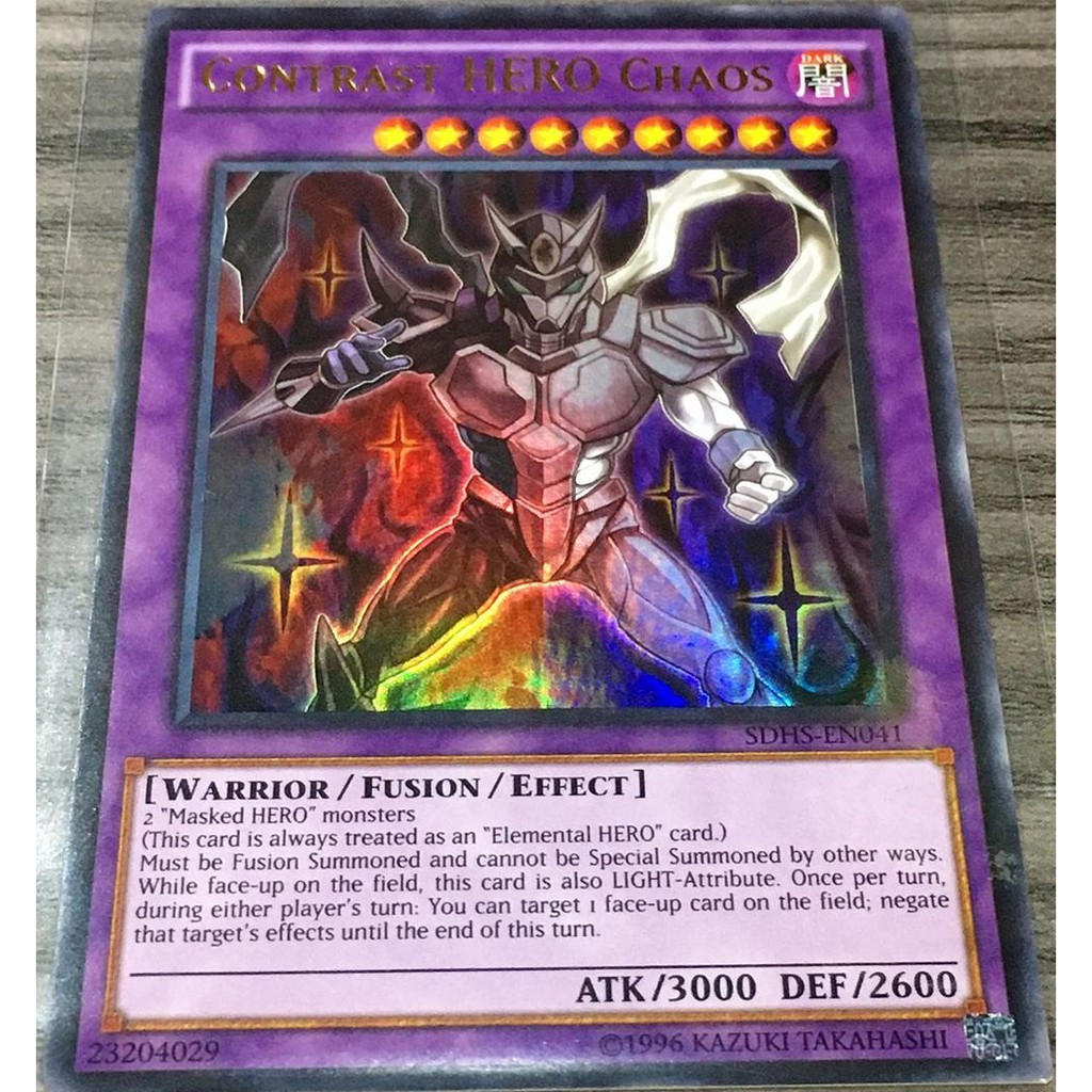 Bài Yugioh - Contrast Hero Chaos (Ultra Rare)