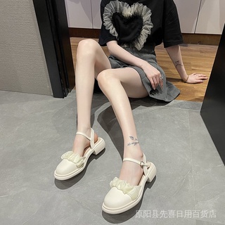 【JMS】Giày Sandal Đế Dày Thời Trang Hàn Quốc Cho Nữ