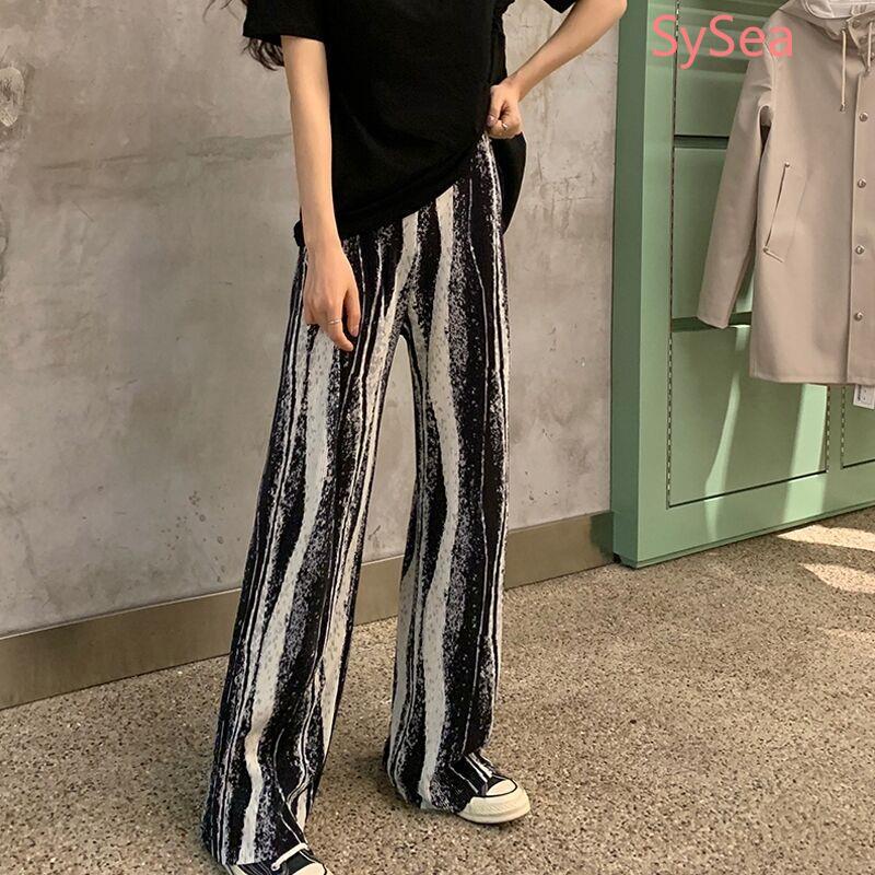 Women Autumn Pleated Casual Pants Student Thin Section Wide Leg Pants | BigBuy360 - bigbuy360.vn