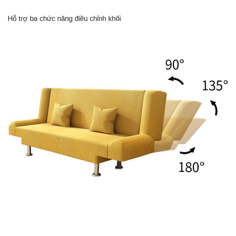 Căn hộ nhỏ cho thuê giường sofa phòng ngủ có thể gấp gọn đơn giản đa năng vải lười [đăng ngày 1 tháng 3]